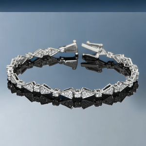 18KW Fashion Diamonds Bracelet