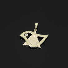 18K Yelllow Gold Dove of Peace
